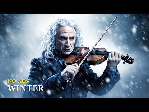Vivaldi: Winter (2 hour NO ADS) - The Four Seasons | Most Famous Classical Pieces & AI Art - 432hz