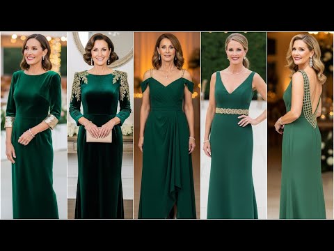 Pine Green & Gold Mother of the Bride Dresses: Budget to Luxury Bride's Mom Gowns 2026