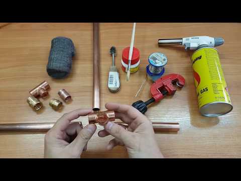 Soft soldering of copper pipes and fittings - How To - PL