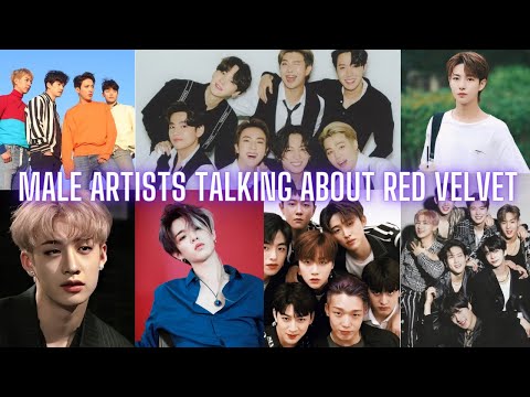 male artists talking about Red Velvet