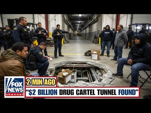 Texas Tunnel Discovery Reveals $2B Drug Network Inside U.S Supply Chains