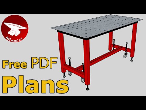 Welding Fixture Table build - Step by Step the Entire Process