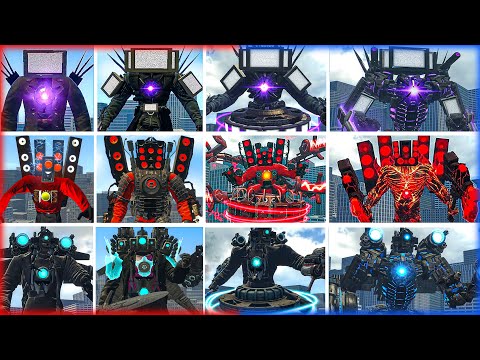 SIZE COMPARISON ULTRA SPEAKER BOSS VS SKIBIDI TOILET BOSSES, ASTRO JUGGERNAUT VS TITAN SPEAKERMAN