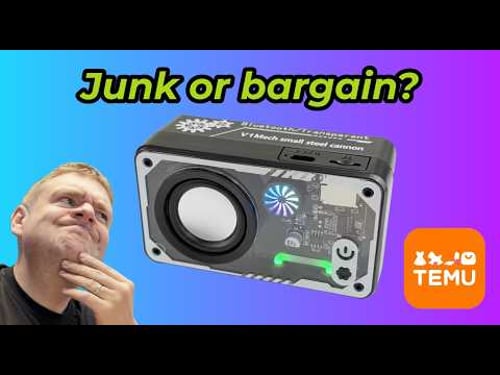 £5 Temu Bluetooth speaker: how bad can it be? Review, test and teardown