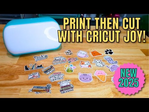 Print then cut with the Cricut Joy hack