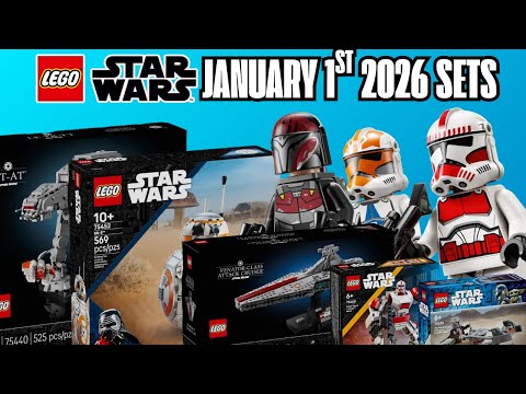 EVERY LEGO Star Wars 2026 January 1st Sets OFFICIALLY Revealed