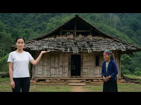 Young Woman Helps a Lonely Elderly Woman TRANSFORM an Old House into a Wonderful Home