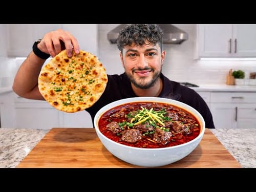 Authentic Pakistani Nihari With Garlic Naan
