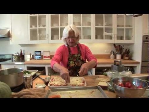 Pumpkin, Spinach, and Tomato Gratin