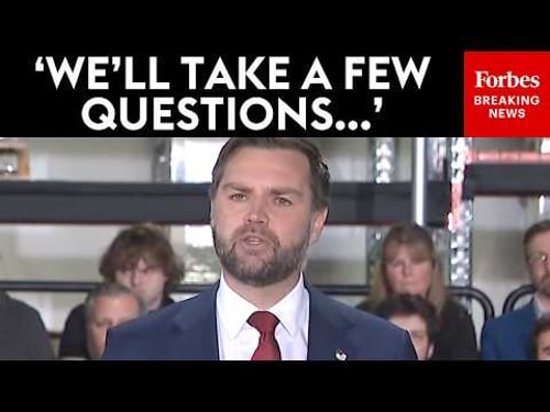 BREAKING NEWS: JD Vance Takes Questions From Reporters About Iran War At Event In Michigan