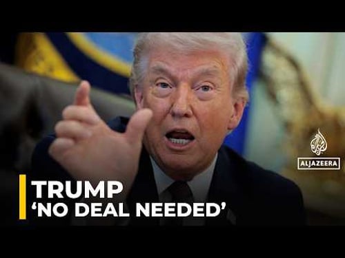 Trump: Iran does not have to make deal for US to end war