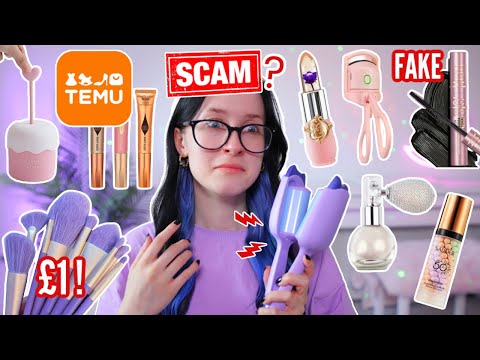I Only Used TEMU Beauty Products For 24 HOURS... *Testing CHEAP Temu Makeup, Hair, Skincare etc...*