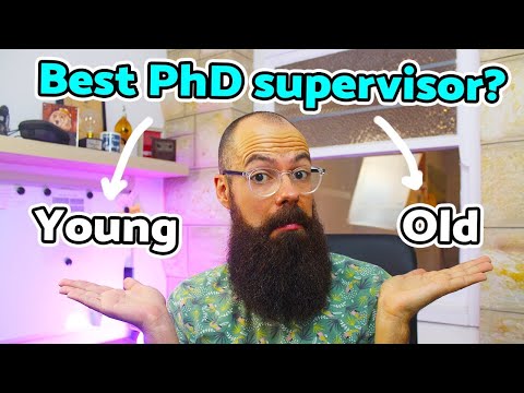 Should you select a young or an old famous PhD supervisor?