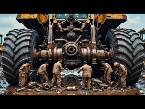 Mountain Loader & Engine Overhaul | Dangerous Heights, Full Repair Process”Urdu Translation