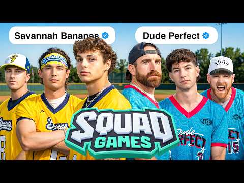 Dude Perfect vs Savannah Bananas in Every Sport | Squad Games