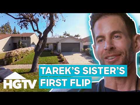 Tarek Helps His Sister Make Her First $200,000 Flip! | The Flipping El Moussas