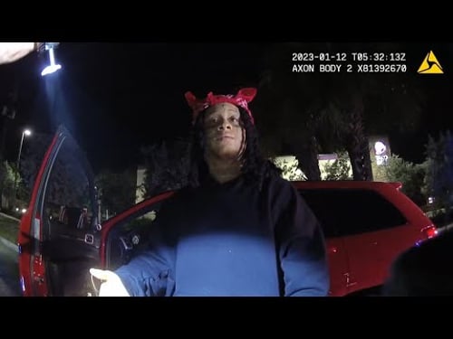 Bodycam: Rapper "Trippie Redd" pulled over while hotboxing