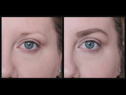 HOW TO FILL IN SPARSE EYEBROWS
