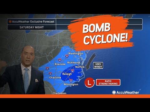 Carolina Blizzard: Bomb Cyclone Brings Dangerous Conditions