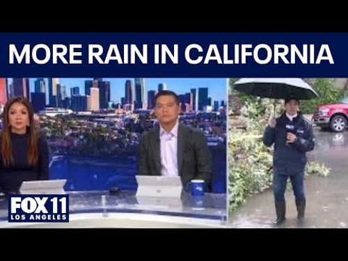 Rain continues to bear down on Southern California