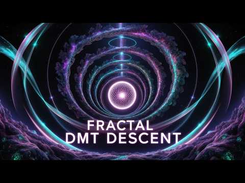 Fractal DMT Descent | 2.25 Hz Micro-Theta Pineal Gateway (12-Hours - Black Screen)