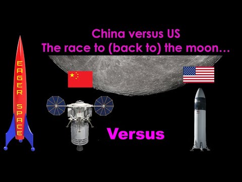 China Versus US - the race to the moon