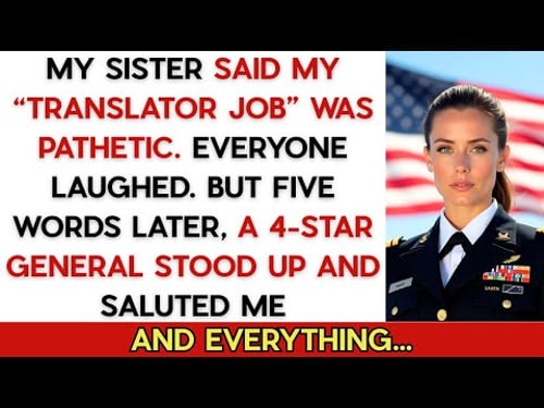My Sister laughed at my "translator job"—Until a 4-Star General froze at my 5 words in Dari.