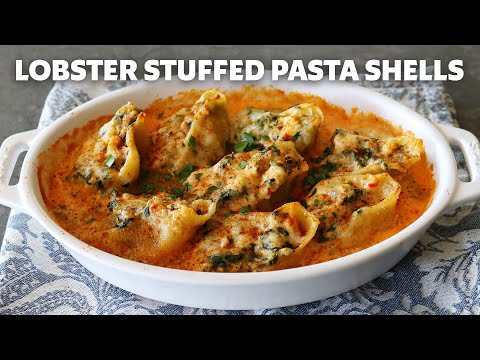 Lobster Stuffed Pasta Shells for Two | Food Wishes