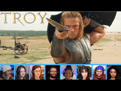 Reactors Reacting to ACHILLES VS HECTOR | Troy (2004)