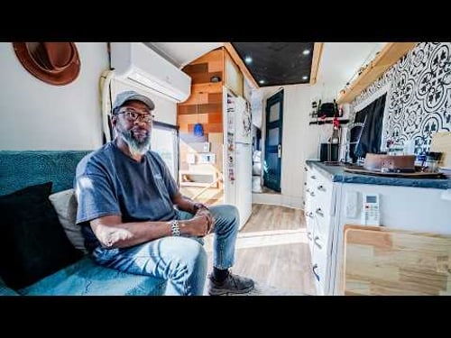 No Mortgage. No Rat Race. Retired Couple's Tiny Home on Wheels