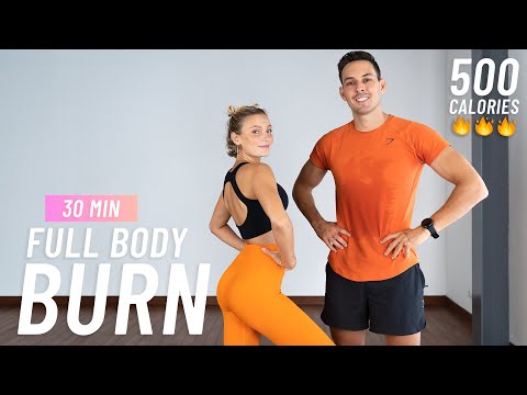 30 MIN CARDIO HIIT Workout To Burn 500 Calories (Full Body, No Equipment, At Home)