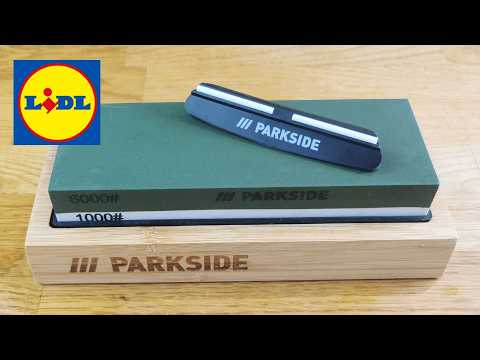 LIDL Parkside Sharpening Stone - Is it any Good? #sharpening #lidl #budget