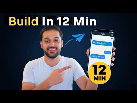 Build A Telegram Chatbot in 12 Minutes (Tutorial)