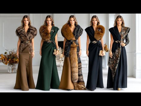 RALPH LAUREN Winter 2025/2026 – Olive Green & Saddle Tan Luxury Elegant Winter Style Inspiration