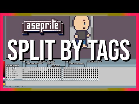 How to Export Aseprite Animations Split by Tags for GameDev