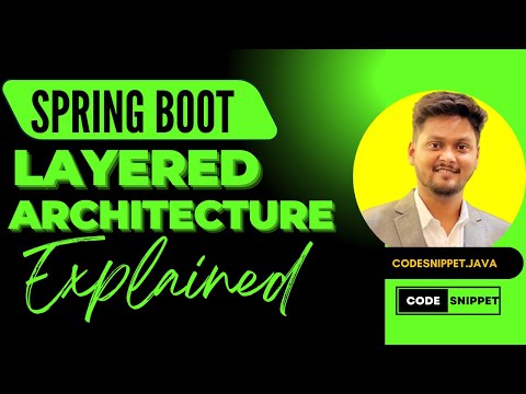 Understanding Layered Architecture in Spring Boot | Best Practices and Implementation