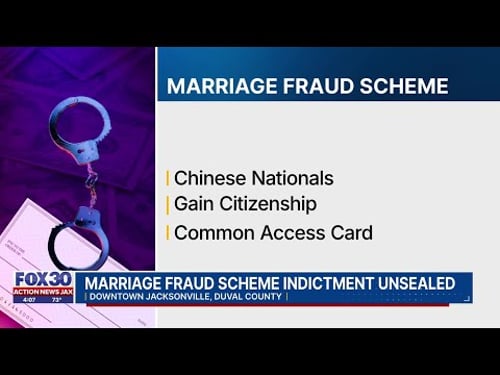 National marriage fraud scheme with ties to Jacksonville and the U.S. Navy