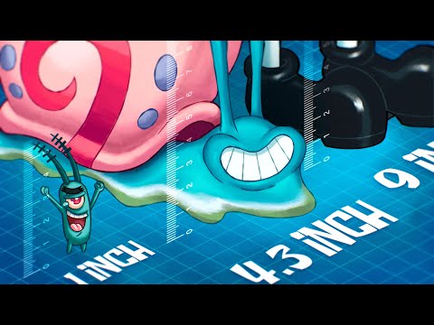 How Tall is EVERY Bikini Bottom Resident?