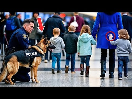 Girl’s Gave Silent Signal to Police Dog — What This Dog Did Next Shocked Everyone!