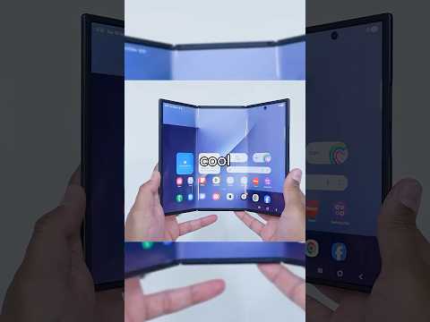 Samsung Made a Trifolding Phone!?!?? #samsung #trifold