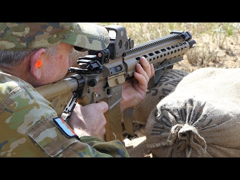 Military Attaché Shooting with Guard Battalion G95, G82, P1/P8, grenade launcher, heavy machine gun