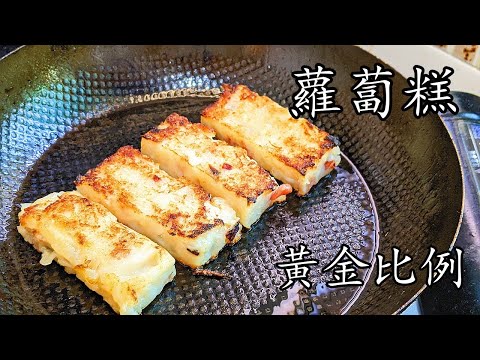 蘿蔔糕/簡單做法/穩陣零失手/黃金比例/自已做40元有找/新手 入門/粵語/中字/radish rice cake/CCsub bahasa/eng/sub#蘿蔔糕/p554