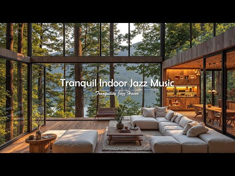 Tranquil Indoor Jazz Music To Deep Relaxation | Soft Jazz Melody In Restful Morning Scene For Work