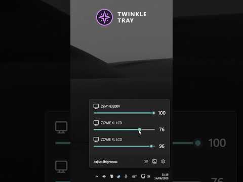 Change your monitor brightness in Windows #windows #windows11 #windowstips