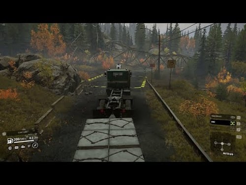 π SnowRunner: Fallen Line Recovery | Long Flatbed & International Truck in SnowRunner! β‘ Tough Haul!