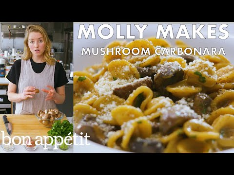 Molly Makes Mushroom Carbonara | From the Test Kitchen | Bon Appétit