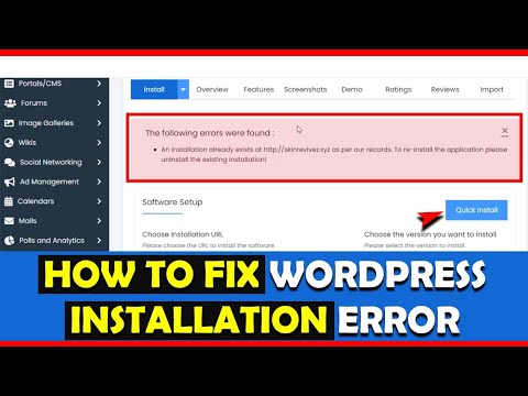 How To Fix An Installation Already Exists At As Per Our Records WordPress