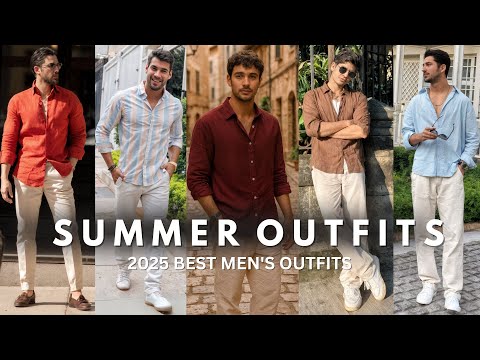 Most Stylish Summer Outfits For Men | Mens Outfit Ideas 2025 | Best Casual Fashion For Men