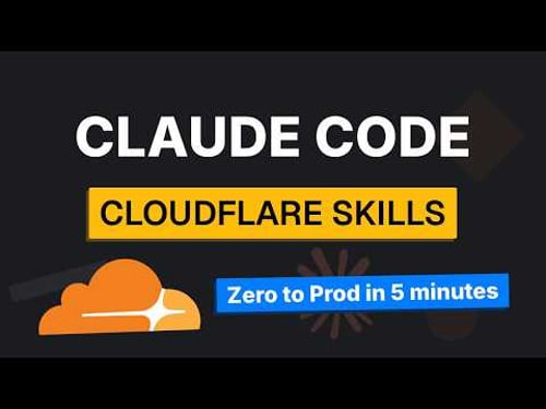 Faster Cloudflare Development with These Claude Skills