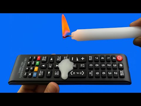 Take a Regular Candle and Fix All Remote Controls in Your Home! How to Repair TV Remote Control!